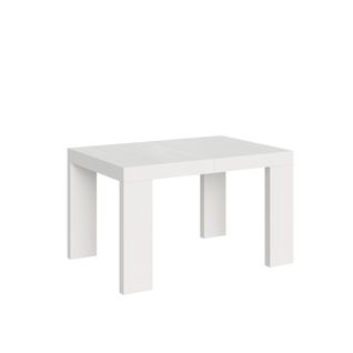 Table Extensible 90x120/224 Cm Roxell Frêne Blanc