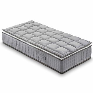 Matelas Ressort  90x190 Cm Elite -  Accueil Mémoire De Forme - Epaisseur 27 Cm - Ferme