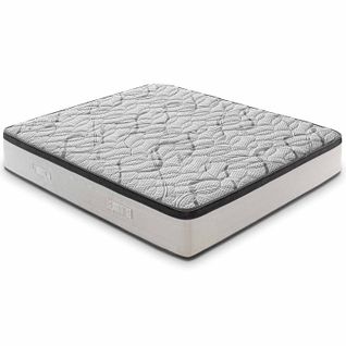 Matelas Mousse  200x200 Cm Deluxe - Epaisseur 25 Cm - Réversible - Côté Été/hiver