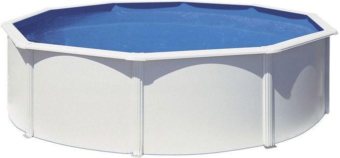 Piscine Acier Blanc Atlantis Ronde 4,80 X 1,32 M