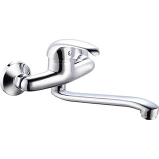 Robinet Mitigeur De Cuisine Mambo - Sans Douchette - Gris Chromé