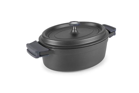 Cocotte Ovale En Fonte Émaillée 26cm Noir - 25933