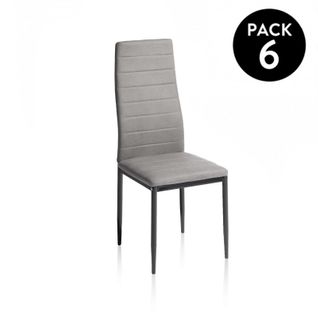 Pack 6 Chaises De Salle à Manger Yuri