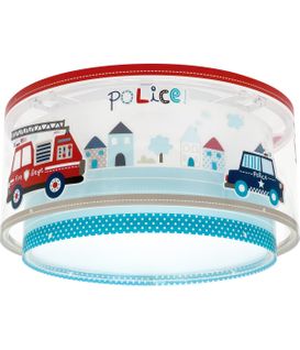 Plafonnier Pour Enfant Police Et Pompiers