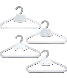 Cintres Pour Enfants Baby Dreams Nuage Gris Pack De 8 Pièces. (2 X Modèle)