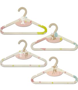Cintres Pour Enfants Loving Deer Cerf 8 Pièces. (2 X Modèle)