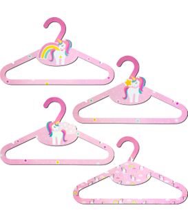 Cintres Pour Enfants Licornes Pack De 8 Pièces. (2 X Modèle)