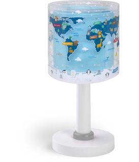Lampe De Chevet Veilleuse LED Pour Enfants Kids World Carte Du Monde