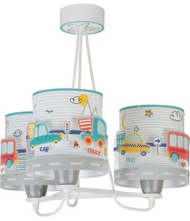 Suspension Pour Enfants à 3 Lampes Baby Travel Avions Et Voitures