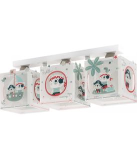 Plafonnier à 3 Lampes Pour Enfants The Pirates