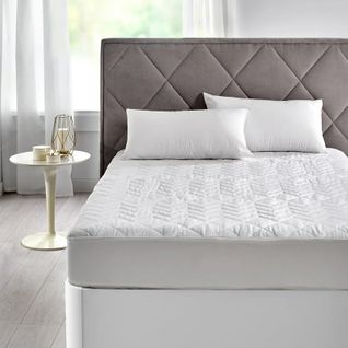 Protège-matelas 150x196cm- Pikolin Home- 100% Coton- Hauteur 32cm