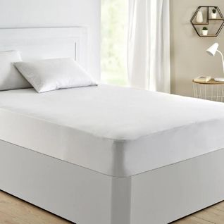 Protège-matelas 150x196cm- Pkh- Coton- Antiallergique- Jusqu'à 32cm