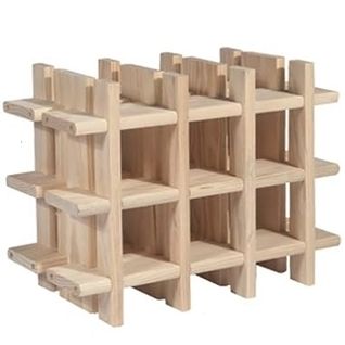 Casier Bois 9 Bouteilles - Rioja-9