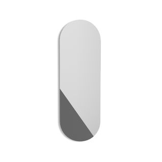 Miroir Ovale Herdasa Aire Graphite 90x30x2 Cm