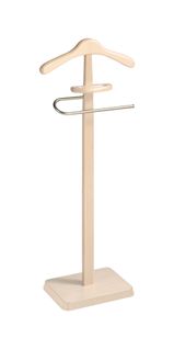 Valet De Nuit En Hêtre Massif Laqué Et Métal Chromé, Modèle Always, Couleur Cambrian.