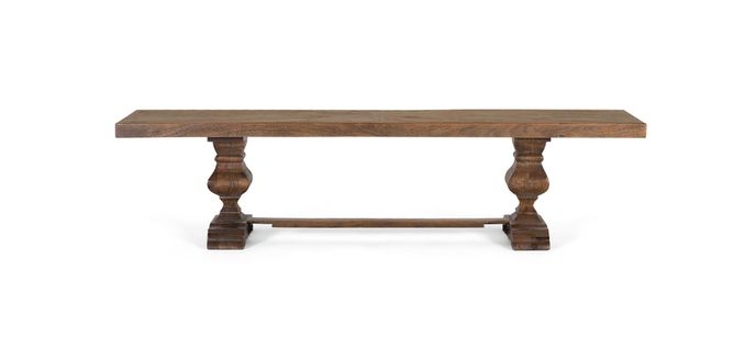 Banc Fabriqué à La Main En Bois De Manguier 180cm