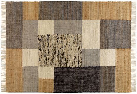 Tapis En Jute, Laine Et Coton 180x240 Cm