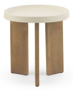 Table D'appoint En Métal Et Bois