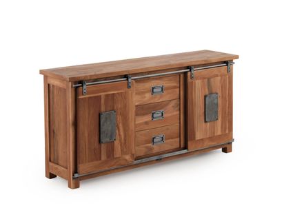 Buffet En Bois Massif D'acacia Recyclé