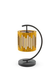 Lampe De Table En Contreplaqué Couleur Miel