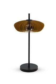 Lampe De Table En Contreplaqué Couleur Miel