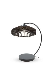 Lampe De Table En Contreplaqué Noir