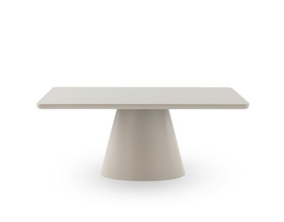 Table 180x100 Panneau De Fibres De Moyenne Densité Couleur Taupe