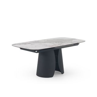Table à Rallonge 180/240x95 Avec Plateau En Céramique