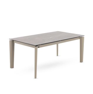 Table à Rallonge 180/250x100 Avec Plateau En Céramique
