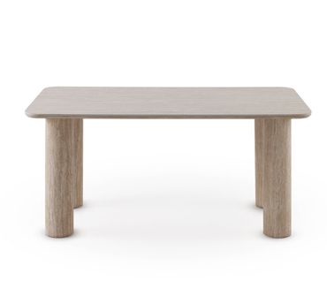 Table Rectangulaire 160x90 Avec Plateau En Céramique
