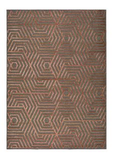 Tapis Moderne Lana 913 Cuivre 67x105 Cm