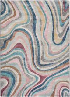 Tapis Abstrait Parma 20055 Multicolore 60x120 Cm