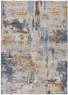 Tapis Abstrait Springs 2498 Beige/rouille/bleu 134x200 Cm