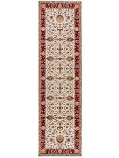 Tapis Classique Classic 12505 Crème/rouge 67x250 Cm