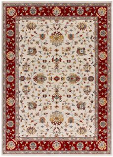 Tapis Intérieur 200x290 Cm Crème Rectangulaire Classic Classique