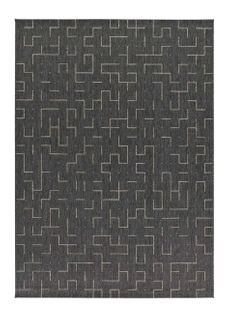 Tapis Extérieur Géométrique Breeze B185 Gris 130x190 Cm