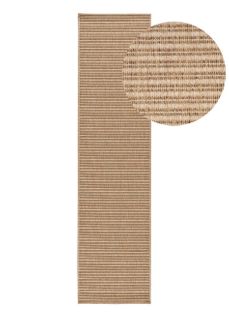 Tapis De Couloir Extérieur 48x200 Cm Beige Rectangulaire Natura Naturel