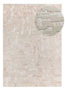 Tapis Moderne à Relief Baresa 12946 Beige 133x190 Cm