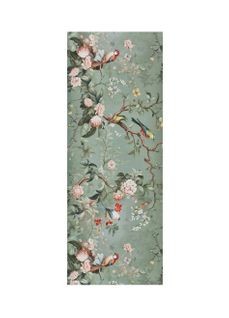 Tapis De Cuisine Fleurs Ricci Monet Vert 52x200 Cm