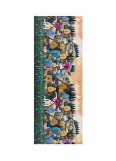 Tapis De Cuisine Paysage Ricci Ortisei Multicolore 52x100 Cm