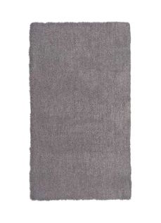 Tapis Shaggy Uni Shanghai Liso Gris 60x110 Cm