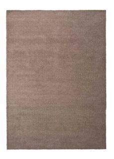 Tapis Shaggy Uni Shanghai Liso Marron 160x230 Cm