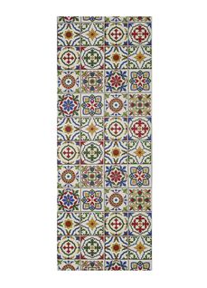 Tapis De Cuisine Bohème Sprinty Amalfi Multicolore 52x100 Cm