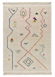 Tapis Berbère Yebel 817 Crème/multicolore 160x230 Cm