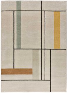 Tapis Scandinave Domus 32302 Beige/multicolore 120x170 Cm