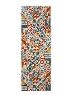 Tapis De Cuisine 52x100 Cm Multicolore Rectangulaire Sprinty Dessins De Bohème
