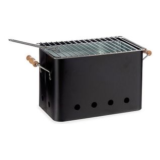 Barbecue Portable à Charbon De Bois Avec 2 Poignées 44x22x24.5cm