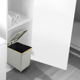 Poubelle De Recyclage, 16 L, Fixation Inférieure, Extraction Manuelle,