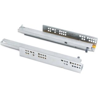 Coulisses Invisibles Pour Tiroirs à Sortie Totale Avec Fermeture Amortie Silver