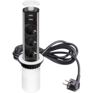 Multiconnecteur Élévateur Vertikal 60 Mm Blanc